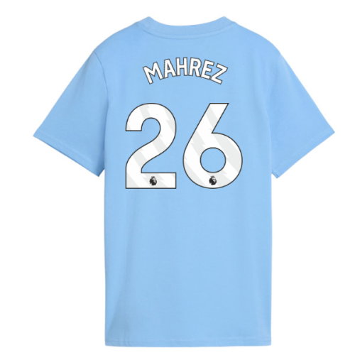 2026-2027 Man City FtblCulture Tee (Light Blue) - Kids (Mahrez 26)