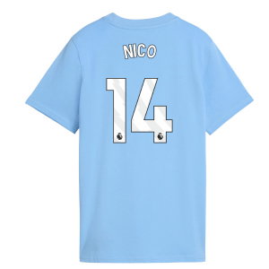 2026-2027 Man City FtblCulture Tee (Light Blue) - Kids (Nico 14)
