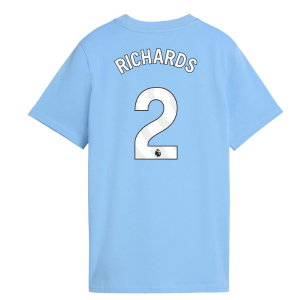 2026-2027 Man City FtblCulture Tee (Light Blue) - Kids (Richards 2)