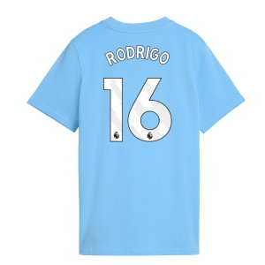 2026-2027 Man City FtblCulture Tee (Light Blue) (Rodrigo 16)