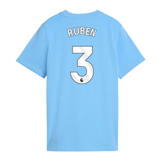 2026-2027 Man City FtblCulture Tee (Light Blue) (Ruben 3)