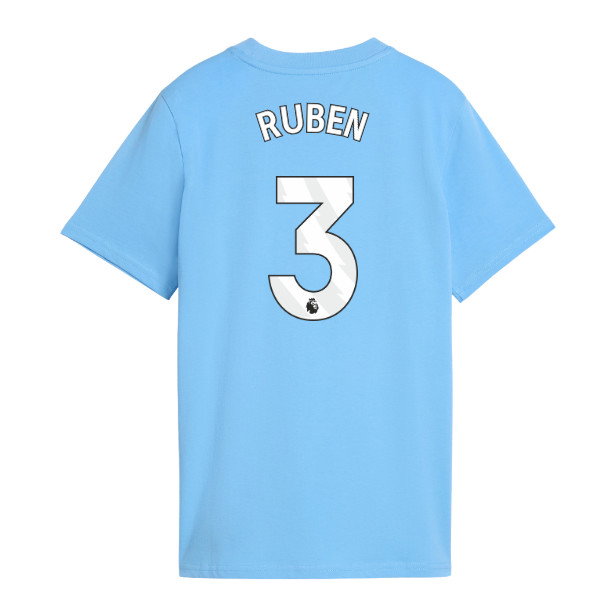 2026-2027 Man City FtblCulture Tee (Light Blue) (Ruben 3)