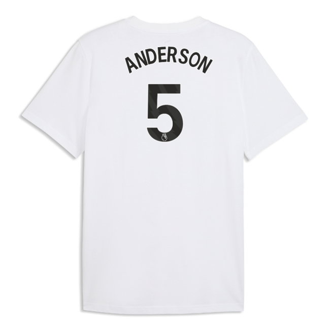 2026-2027 Man City FtblCulture Tee (White) (Anderson 5)