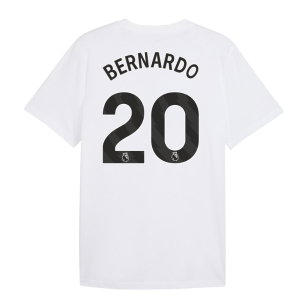 2026-2027 Man City FtblCulture Tee (White) (Bernardo 20)