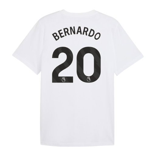 2026-2027 Man City FtblCulture Tee (White) (Bernardo 20)
