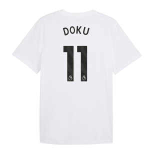 2026-2027 Man City FtblCulture Tee (White) (Doku 11)