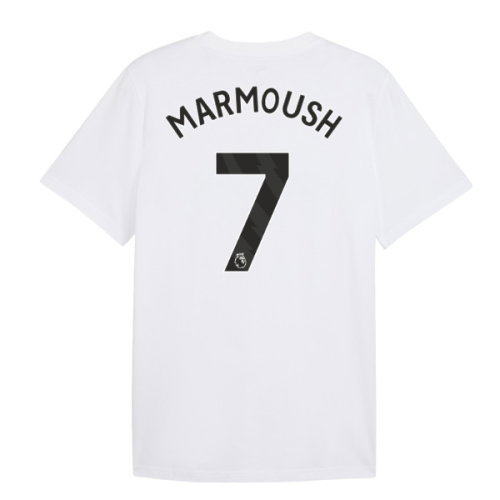 2026-2027 Man City FtblCulture Tee (White) (Marmoush 7)