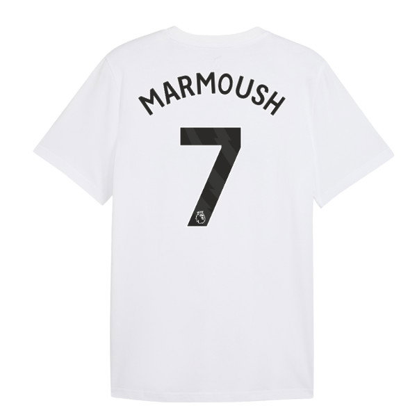 2026-2027 Man City FtblCulture Tee (White) (Marmoush 7)
