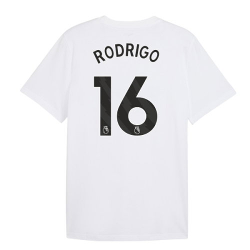 2026-2027 Man City FtblCulture Tee (White) (Rodrigo 16)