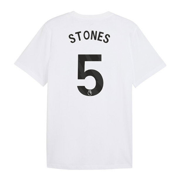 2026-2027 Man City FtblCulture Tee (White) (Stones 5)