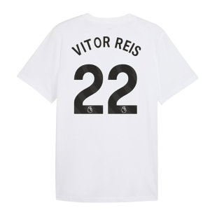 2026-2027 Man City FtblCulture Tee (White) (Vitor Reis 22)