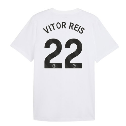 2026-2027 Man City FtblCulture Tee (White) (Vitor Reis 22)