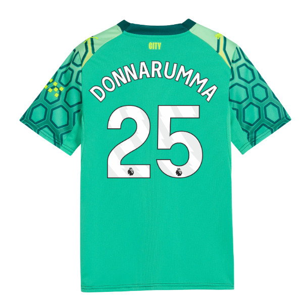 2026-2027 Man City Goalkeeper Shirt (Green) - Kids (Donnarumma 25)