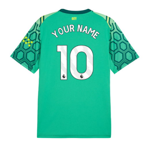 2026-2027 Man City Goalkeeper Shirt (Green) (Your Name)