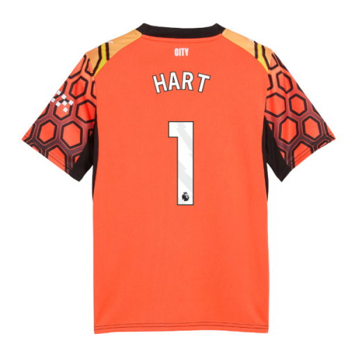 2026-2027 Man City Goalkeeper Shirt (Orange) - Kids (Hart 1)