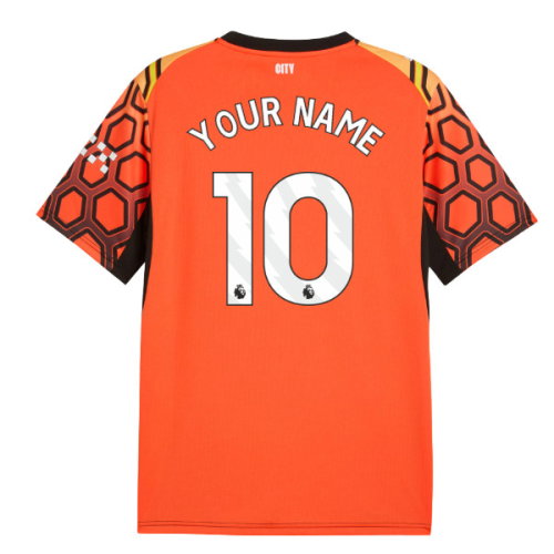 2026-2027 Man City Goalkeeper Shirt (Orange) (Your Name)