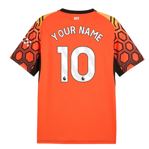 2026-2027 Man City Goalkeeper Shirt (Orange) (Your Name)