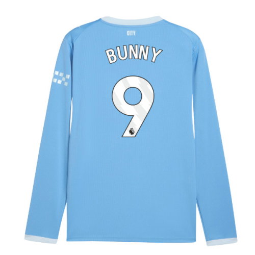 2026-2027 Man City Home Long Sleeve Shirt (Bunny 9) 2026-2027 Man City Home Long Sleeve Shirt (Bunny 9)