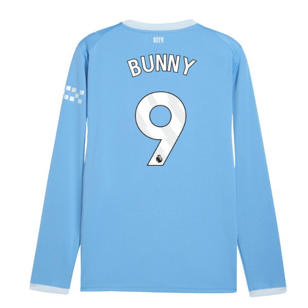 2026-2027 Man City Home Long Sleeve Shirt (Bunny 9)
