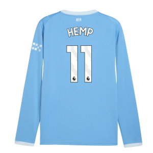 2026-2027 Man City Home Long Sleeve Shirt (Hemp 11)