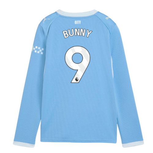2026-2027 Man City Home Long Sleeve Shirt (Kids) (Bunny 9) 2026-2027 Man City Home Long Sleeve Shirt (Kids) (Bunny 9)