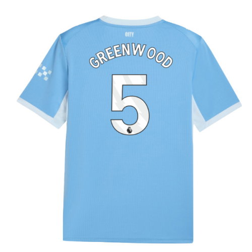 2026-2027 Man City Home Shirt (Greenwood 5)