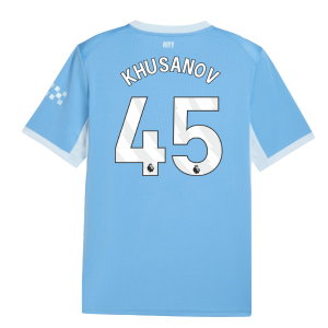 2026-2027 Man City Home Shirt (Khusanov 45)