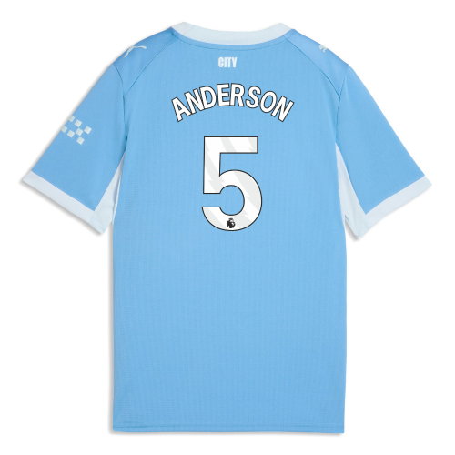 2026-2027 Man City Home Shirt (Kids) (Anderson 5)