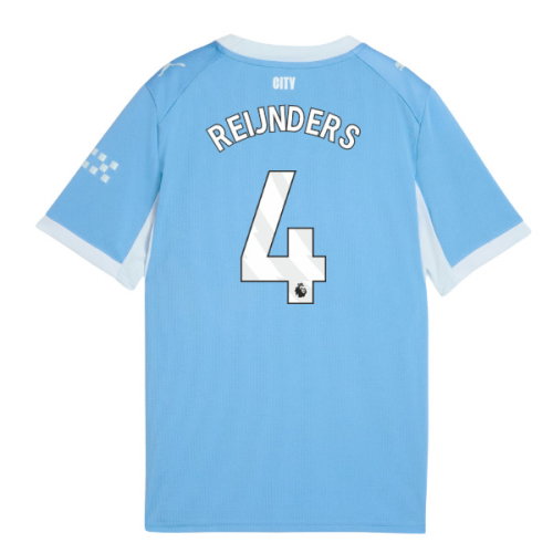 2026-2027 Man City Home Shirt (Kids) (Reijnders 4)