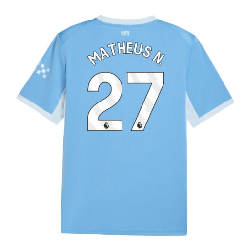2026-2027 Man City Home Shirt (Matheus N. 27)