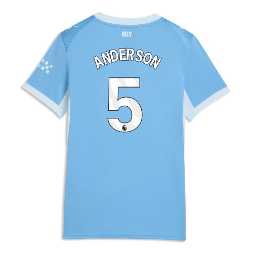 2026-2027 Man City Home Shirt (Womens) (Anderson 5)