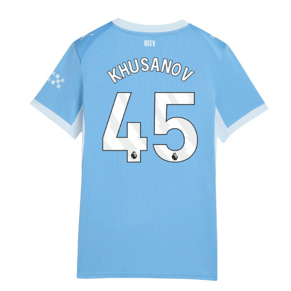 2026-2027 Man City Home Shirt (Womens) (Khusanov 45)