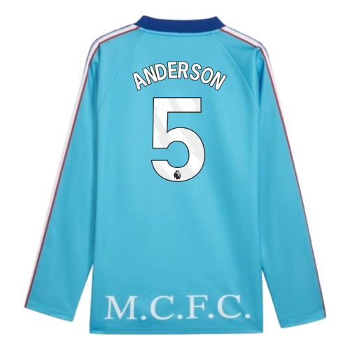 2026-2027 Man City KING Jersey LS (Blue) (Anderson 5)