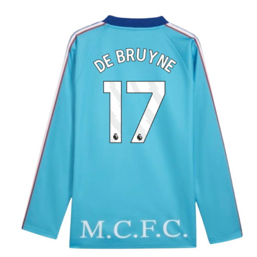 2026-2027 Man City KING Jersey LS (Blue) (De Bruyne 17)