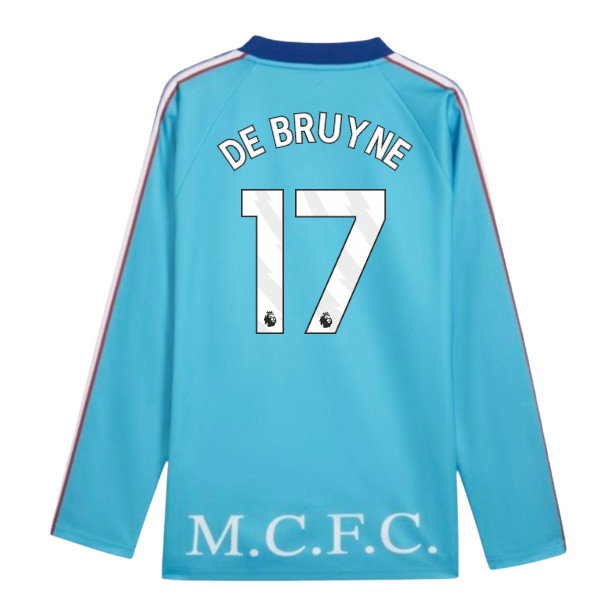 2026-2027 Man City KING Jersey LS (Blue) (De Bruyne 17)