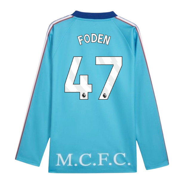 2026-2027 Man City KING Jersey LS (Blue) (Foden 47)