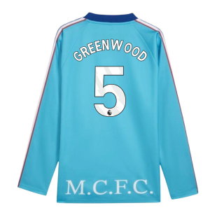 2026-2027 Man City KING Jersey LS (Blue) (Greenwood 5)