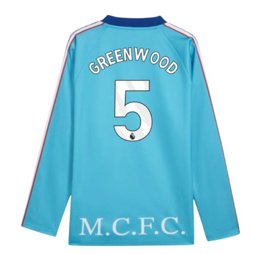 2026-2027 Man City KING Jersey LS (Blue) (Greenwood 5)