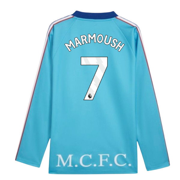 2026-2027 Man City KING Jersey LS (Blue) (Marmoush 7)