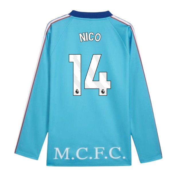 2026-2027 Man City KING Jersey LS (Blue) (Nico 14)