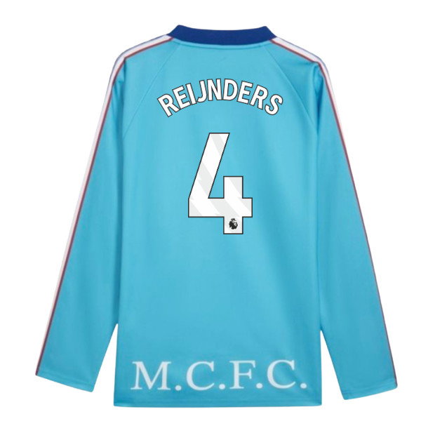 2026-2027 Man City KING Jersey LS (Blue) (Reijnders 4)