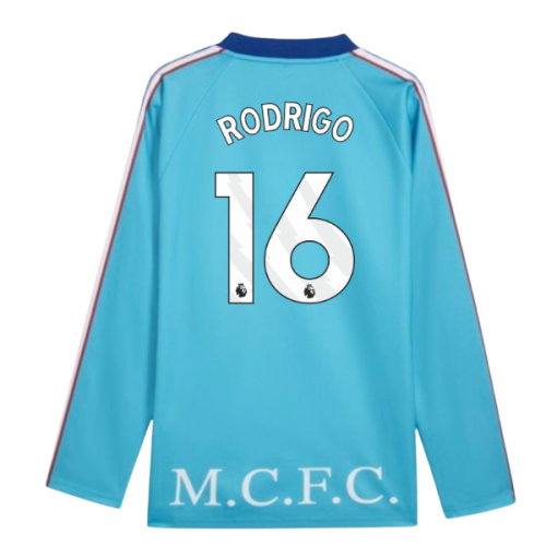 2026-2027 Man City KING Jersey LS (Blue) (Rodrigo 16)