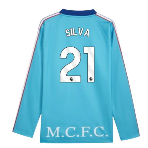 2026-2027 Man City KING Jersey LS (Blue) (Silva 21)