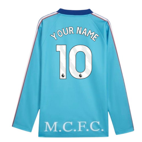 2026-2027 Man City KING Jersey LS (Blue) (Your Name)