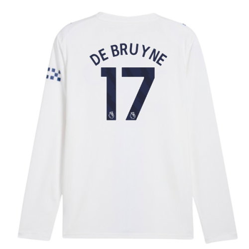 2026-2027 Man City Third Long Sleeve Shirt (De Bruyne 17)