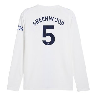 2026-2027 Man City Third Long Sleeve Shirt (Greenwood 5)