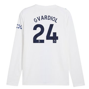 2026-2027 Man City Third Long Sleeve Shirt (Gvardiol 24)