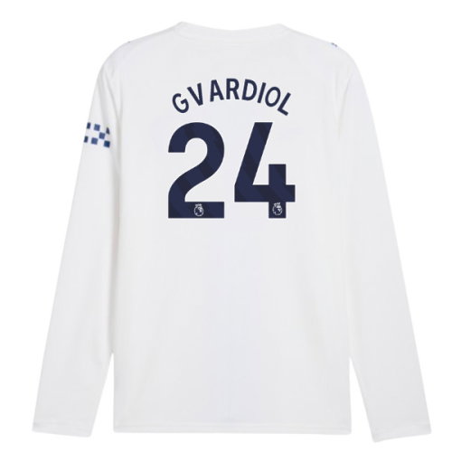 2026-2027 Man City Third Long Sleeve Shirt (Gvardiol 24)