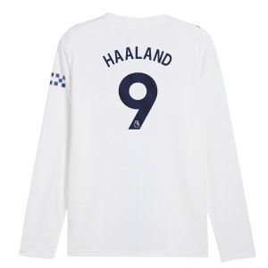 2026-2027 Man City Third Long Sleeve Shirt (Haaland 9)