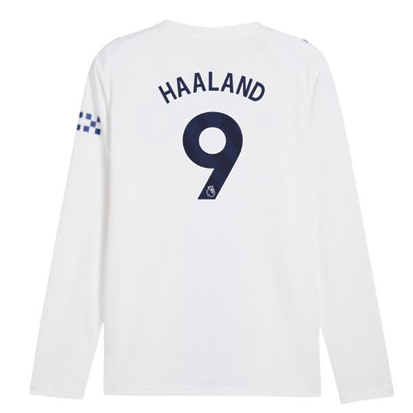2026-2027 Man City Third Long Sleeve Shirt (Haaland 9)
